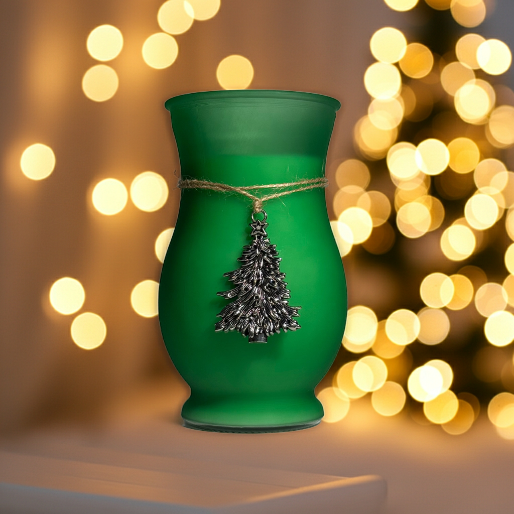 Jarrón navideño