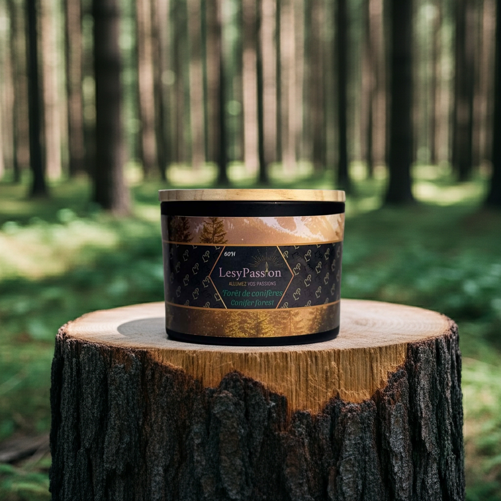 Forêt de conifères